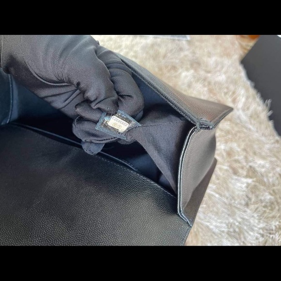 Authentic Chanel Boy 10 Caviar - Picture 16 of 16